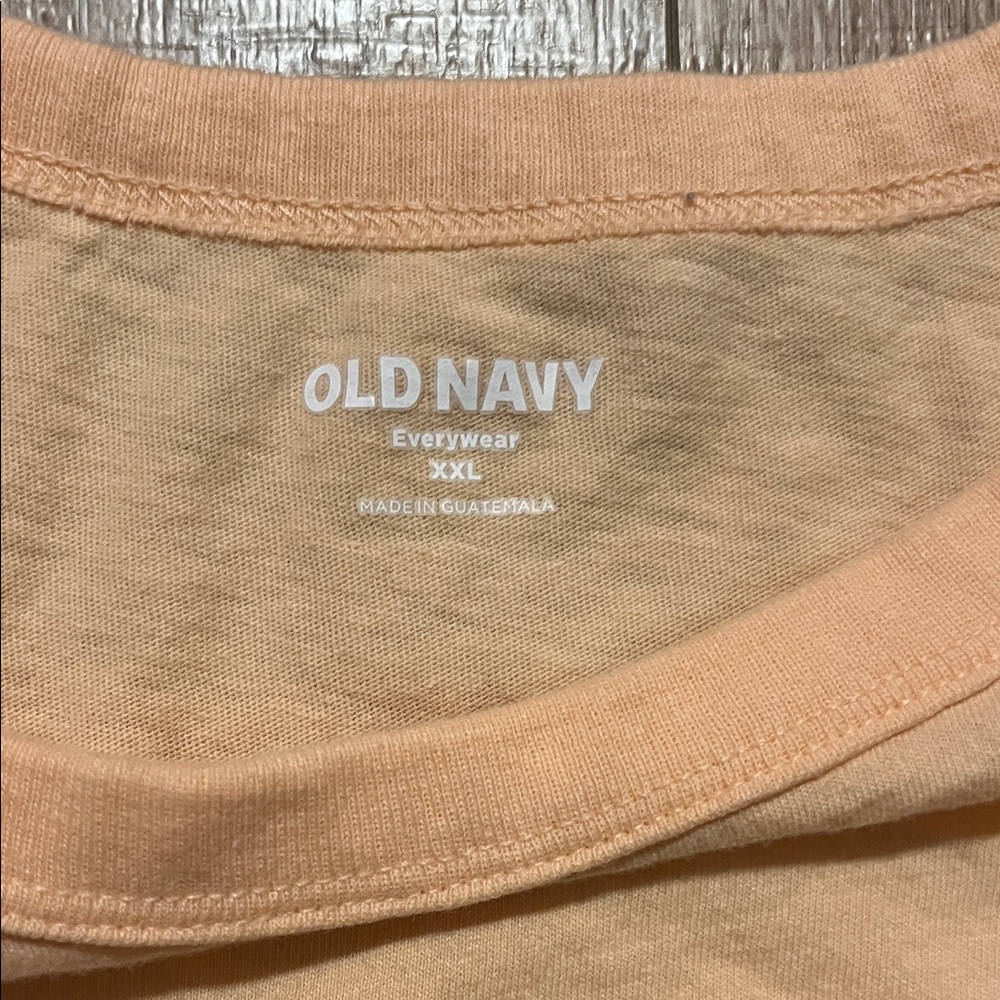 Women’s Old Navy Peach Graphic Cacti Tee Size XXL - Picture 2 of 5